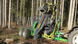 FARMA z crane 6.6 on a 12 ton forestry trailer.