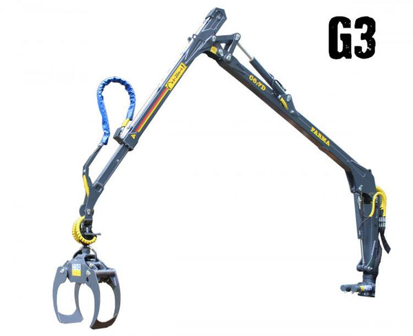 22 foot FARMA Generation g3 log crane. Model 6.7D