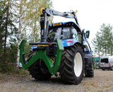 8.5 log loader crane installed on fold-down outriggers on tractor 3 point hitch.