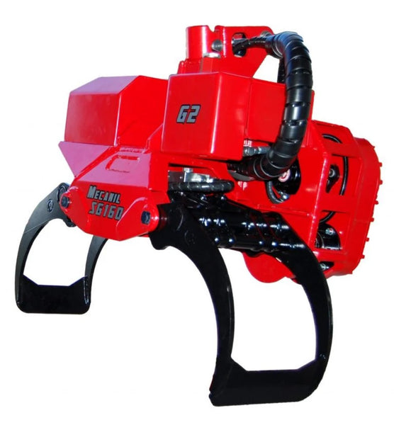 Mecanil SG160 grapple saw for Tree mek knuckleboom