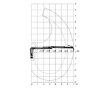 Lifting chart for FARMA 7.0 crane
