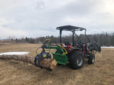 Hauling cedar with FARMA skidding grapple.