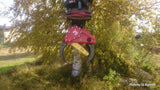 Mecanil SG210 grapple saw for excavators.