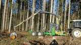 FARMA 6.6 forestry trailer packs lot of lifting capacity into a small package!