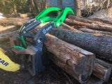 hydraulic log grab for skid steer loader